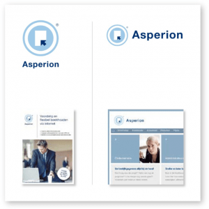 Asperion logo gebruik Asperion logo gebruik