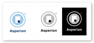 Asperion logo-versies Asperion logo-versies