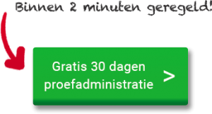 Gratis 30-dagen proefadministratie - AdmInbox ZZP