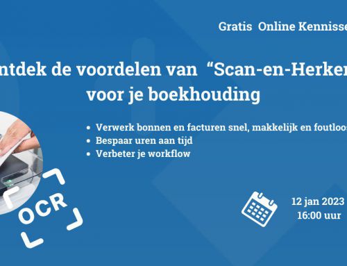 Hoe Scan en Herken technologie van toegevoegde waarde kan zijn voor accountants en boekhouders