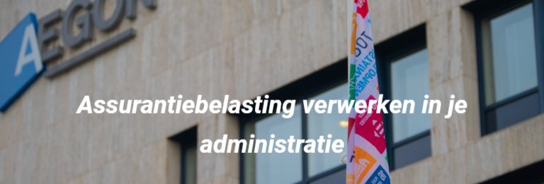 Assurantiebelasting verwerken in je administratie cover